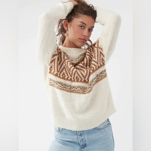 🔆O’NEILL🔆 Floyd Argyle COZY Warm, comfortable sweater knitted retro - Picture 10 of 16